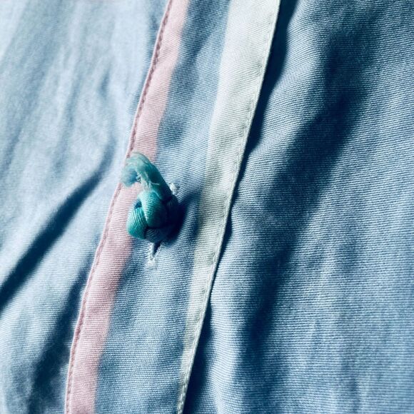 VTG Catherine Ogust Penthouse Gallery 70s Pastel Abstract House Dress Caftan OS - Picture 5 of 13